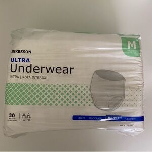 McKesson Ultra Adult Disposable Diaper Size M Heavy Absorbency